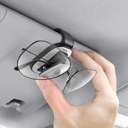 ماسك نظارات وكروت للسيارة بيسوس بلاتينوم يركب على الحاجب الشمسي Baseus Platinum Vehicle Eyewear & Card Clip Holder for Sun Visor