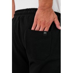 طقم بنطلون رياضي رجالي 3 قطع جوغر سميك أسود، كحلي، أنثراسيت بجيوب خلفية Men's 3-Pack Jogger Sweatpants - Thick Black, Navy, Anthracite with Back Pockets, Regular Fit