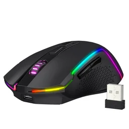ماوس ريد دراغون ترايدنت M693 اللاسلكي للألعاب Redragon TRIDENT M693 RGB Wireless Gaming Mouse