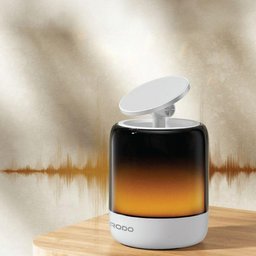 حامل جوال للسيارة 2 في 1 مع مكبر صوت لاسلكي وإضاءة ريثمك من بورودو Porodo 2-in-1 SyncGlow Speaker & Car Phone Holder with Rhythmic Lights