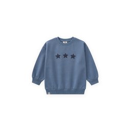 سويت شيرت أطفال قطني موسمي أزرق نيلي 1-7 سنوات Kids' Seasonal Cotton Sweatshirt 1-7 Years - Indigo Blue