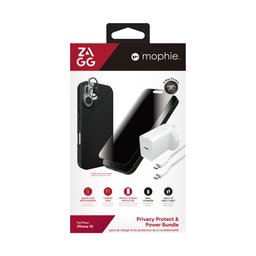 باقة 5 في 1 من زاك للايفون 16 Zagg 5 in 1 Bundle For iPhone 16