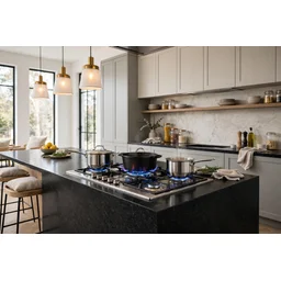 طباخ بلتن اورنج 60*90 اسود 5 مشاعل Balten Orange 60×90 cm Black Gas Cooker – 5 Burners