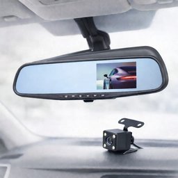 مرآة السيارة المزودة بالكاميرا Car mirror equipped with a camera