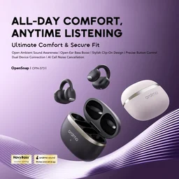 سماعات أورايمو TWS OPN-373 GRAVITY BLACK Oraimo TWS OPN-373 GRAVITY Open-Ear Bass Boost BLACK