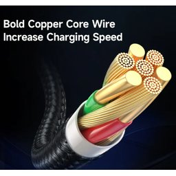 كابل بيانات C إلى C من سلسلة MC Nest، إيقاف تشغيل تلقائي، 100 واط، 1.2 متر، أسود MC Nest Series Auto Power Off 100W C to C Data Cable 1.2m Black