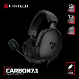 سماعة ألعاب فانتيك كاربون 7.1 HG30 بمنفذ USB وإضاءة RGB Fantech Carbon 7.1 HG30 USB Gaming Headset with RGB