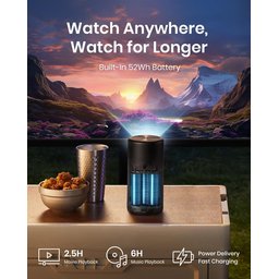 انكر - نيبولا - جهاز عرض سينمائي Capsule 3 Laser - اسود Anker Nebula Capsule 3 Laser Projector Black