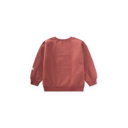 سويت شيرت أطفال بتطريز حصان 1-6 سنوات - لون وردي مجفف Kids' Horse Appliqué Sweatshirt 1-6 Years - Dried Rose