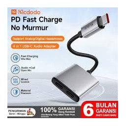كابل MC USB-A إلى USB-C مزود بضوء تنفس بطول 1.2 متر MC 2 in 1 USB-C to Dual USB-C Audio Adapter