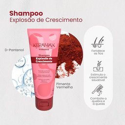 شامبو كيراماكس انفجار النمو 250 مل Keramax Growth Explosion Shampoo 250ml