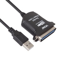 كابل VCOM AOPEN USB 2.0 إلى منفذ الطابعة المتوازي Parallel-240184 VCOM AOPEN USB 2.0 to Printer Parallel Cable