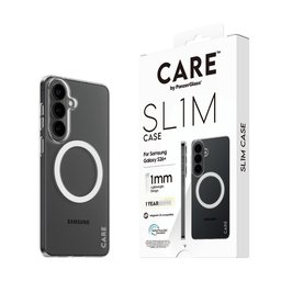 كفر جهاز Samsung Galaxy S26 Plus باللون الشفاف فائق النحافة (Super Slim) CARE transparent Super Slim Samsung new Galaxy S 2026 Plus"