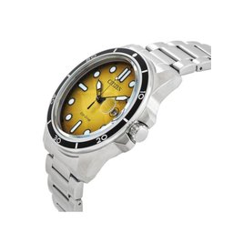 ساعة يدوية سيتيزن  ستانلس ستيل فضي Citizen wristwatch