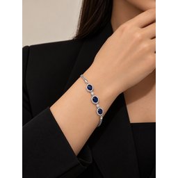سوار نسائي من الفضة الايطاليه Women's Italian Sterling Silver Bracelet