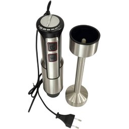 خلاط يدوي غاطس هاوسبيرج Hausberg بقوة 1000W – أسود/ستانلس ستيل Hausberg HB-7668NG Hand Immersion Blender - 1000W - Black/Stainless Steel