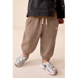 بنطلون شالوار موسلين للأطفال 1-6 سنوات - مخطط رفيع لون فيزون Muslin Harem Pants for Kids 1-6 Years - Thin Striped Vizon