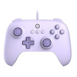 يد تحكم ألعاب 8BitDo Ultimate C السلكية لأجهزة أندرويد والكمبيوتر، لون بنفسجي ليلكي 8BitDo Ultimate C Wired Controller for Android and Windows – Lilac Purple