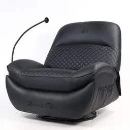 أريكة وكرسي ألعاب غيمرتك تشيل بود الفاخر للاسترخاء – أسود GamerTek Chill Pod Black Luxury Recliner