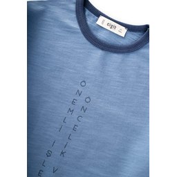 تي شيرت أطفال بأكمام طويلة وقصة واسعة، 2-8 سنوات، أزرق نيلي Kids' Loose Fit Long Sleeve T-Shirt, 2-8 Years, Indigo Blue