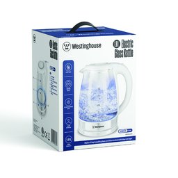 غلاية مياه كهربائية زجاجية بسعة 1.8 لتر Simple Life 1.8L Electric Glass Kettle