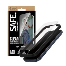لاصق شاشة شفاف – تغطية واسعة للشاشة للاي فون 17 برو Clear Glass - Ultra Wide Fit