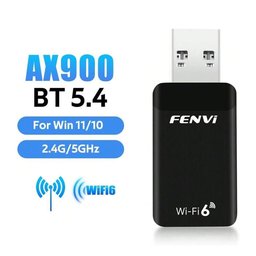 ادابتر وايفاي وبلوتوث FENVi AX900 WiFi 6 +  Bluetooth USB Adapter for PC FENVi AX900 WiFi 6 +  Bluetooth USB Adapter for PC