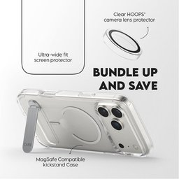 حزمة حماية 3-في-1 مزودة بقاعدة تثبيت للايفون 17 برو ماكس PanzerGlass® | CARE by PanzerGlass® 3-in-1 Feature Kick Bundle iPhone 17 Pro Max
