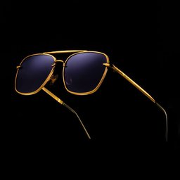 نظارات طلاء ذهب عيار 18-Baka 18 Gold Plated-Baka