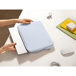 توم توك – جراب لابتوب Defender-A13 مقاس 14 إنج باللون الأزرق الضبابي Defender-A13 Laptop Sleeve Mist Blue 14 inch