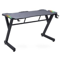 طاولة ألعاب روندا RD-T002 بإضاءة RGB LED بقياس 120 × 60 سم Runda RD-T002 RGB LED Gaming Table (120 × 60cm)