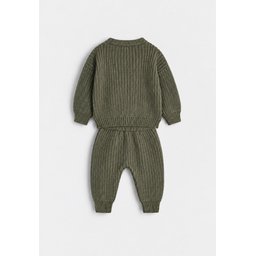 طقم تريكو سلانيك للأطفال 1-5 سنوات - أخضر نعناعي Selanik Knitwear Set for Kids 1-5 Years - Mint Green
