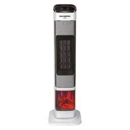مدفأة مروحة برجية رقمية هاوسبيرغ Hausberg – أبيض Hausberg HB-8219AB Digital Tower Fan Heater - White