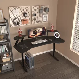 مكتب ألعاب M8 العريض والضخم بقياس 160 سم بهيكل فولاذي مصفح شديد التحمل M8 Wide Massive 160cm Gaming Desk With Heavy-Duty Laminated Steel Structure