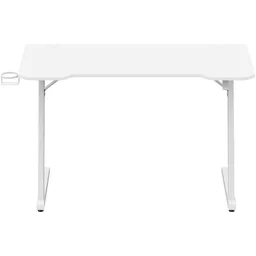 مكتب ألعاب غيمرتك بتصميم Z قياس 120×60 سم مع إضاءة RGB وسطح كربوني – أبيض GamerTek Z Desk 120×60cm Gaming Desk with Lighting and Carbon Fiber Surface (White)