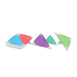 طقم توسعة ألواح الإضاءة الذكية نانوليف شيبس ميني تراينجلز – 5 ألواح LED مثلثة Nanoleaf Shapes Mini Triangles Expansion Pack (5 Smart LED Light Panels)