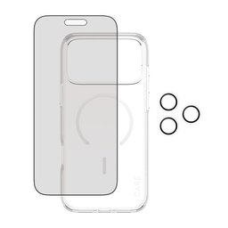 حزمة حماية فاخرة ثلاثية (3-في-1) بفلتر خصوصية للايفون 17 برو ماكس CARE by PanzerGlass® 3-in-1 Flagship Privacy Bundle iPhone 17 Pro Max