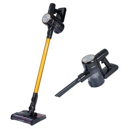 مكنسة كهربائية 2 في 1 عمودية ويدوية هاوسبيرغ Hausberg بقوة 600W – أسود Hausberg HB-2018NG 2-in-1 Upright Stick and Handheld Vacuum Cleaner - 600W - Black