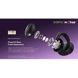 سماعات أورايمو TWS OPN-373 GRAVITY BLACK Oraimo TWS OPN-373 GRAVITY Open-Ear Bass Boost BLACK