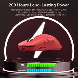 ماوس ألعاب أتاك شارك X6 فائق الخفة مع قاعدة شحن مغناطيسية وإضاءة RGB ATTACK SHARK X6 Tri-Mode Wireless Gaming Mouse with Magnetic Charging Dock