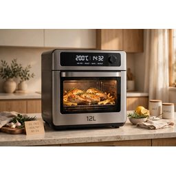 قلاية امبليوم 12 لتر ستيل وايفاي Ampleum 12L Stainless Steel Wi-Fi Air Fryer