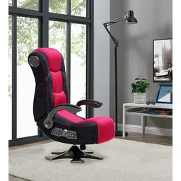 كرسي ألعاب إكس روكر الأرضي (أحمر وأسود) X Rocker Floor Rocker Gaming Chair (Red & Black)