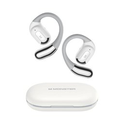 مونستر - سماعة بلوتوث لاسلكية Open Ear AC317 - ابيض Monster Open Ear AC317 Wireless Headphones White
