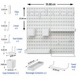 مجموعة الواح التنظيم - لوح تنظيم مكتبي Set of organization boards - desk organizer board
