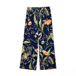 طقم كاجوال أنيق من قميص وبنطال بنقشة الزهور Floral Print set