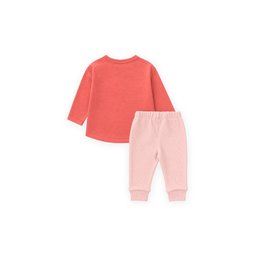 طقم أطفال مطرز موسمي 0-3 سنوات - مرجاني Embroidered Seasonal Baby Set 0-3 Years - Coral