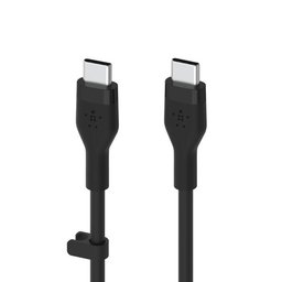 مجموعة ٢ من كيبلات بوست جارج فليكس من يو إس بي-سي إلى يو إس بي-سي بطول ١ متر BoostCharge Flex USB-C to USB-C Cable 60W (1m, 2-Pack)