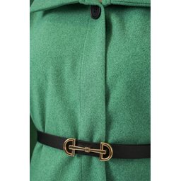 بونشو نسائي كاشيه بحزام 9170 - أخضر Women's Belted Cachet Poncho 9170 - Green