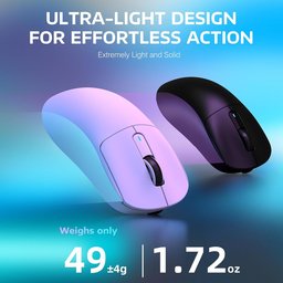 ماوس ألعاب أتاك شارك X3 فائق الخفة، لاسلكي ثلاثي الاتصال وقابل للشحن ATTACK SHARK X3 Ultra-Lightweight Tri-Mode Wireless Gaming Mouse
