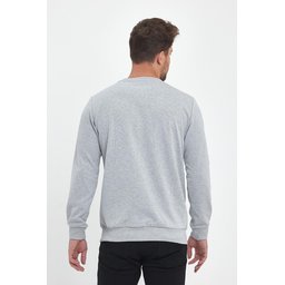 طقم سويت شيرت رجالي 4 قطع بقبة دائرية وتطريز - أسود، كحلي، رمادي، فحمي Men's Multi-Color Crew Neck Embroidered Regular Fit 4-Pack Sweatshirt - Black, Navy, Grey, Anthracite